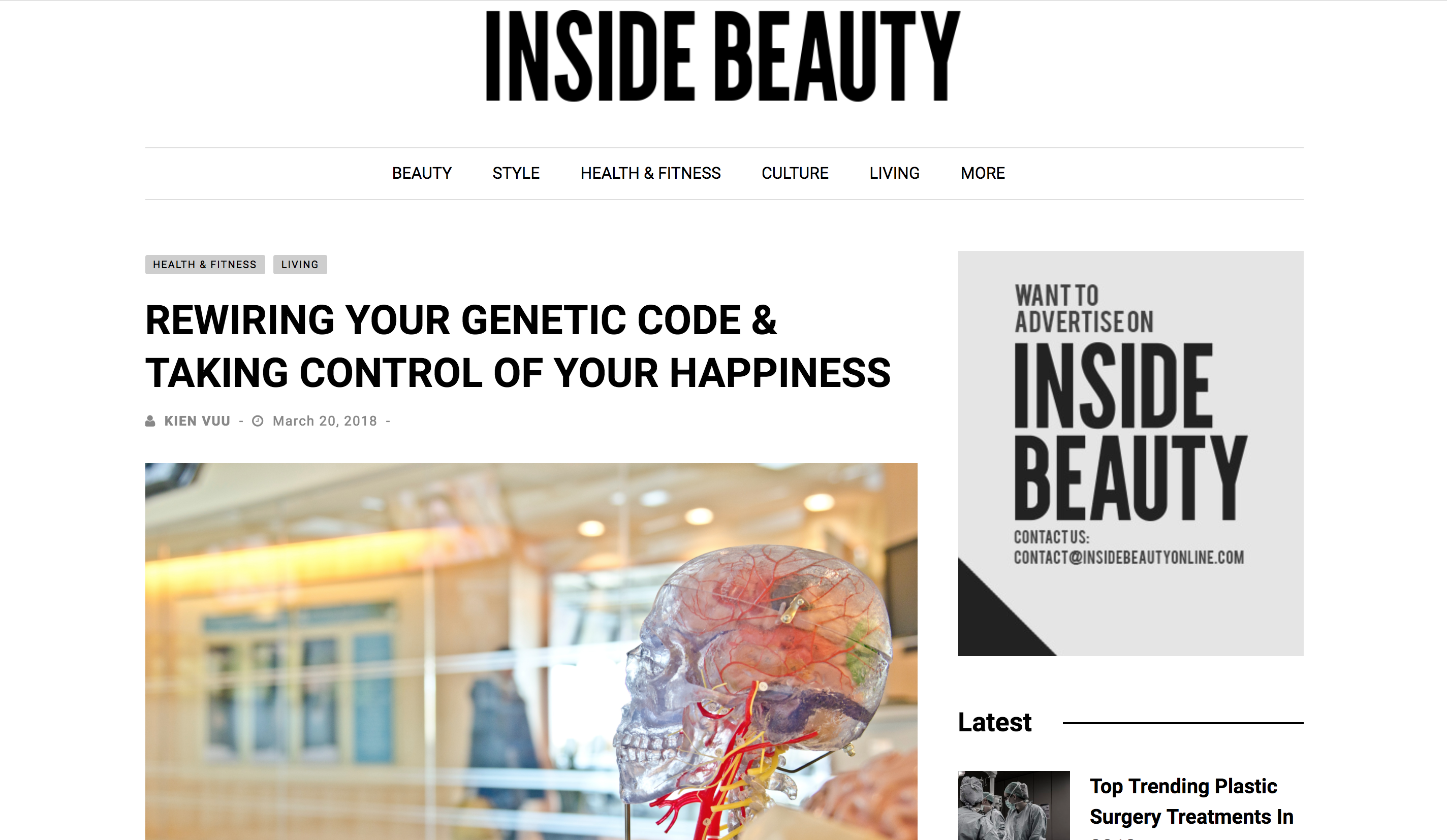 Inside Beauty Dr. Kien Vuu