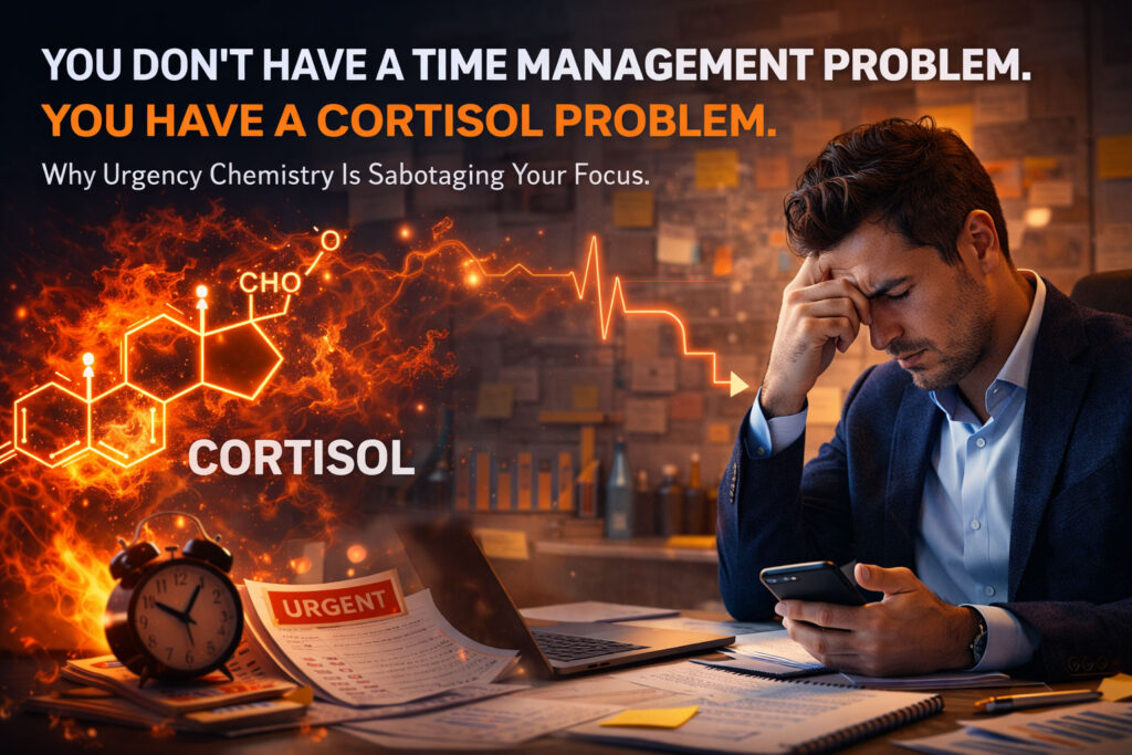 Why Time Management Fails When Stress Hormones Stay Elevated